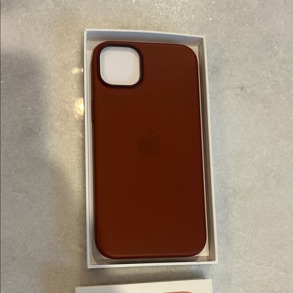 Apple Leather Case - Brown